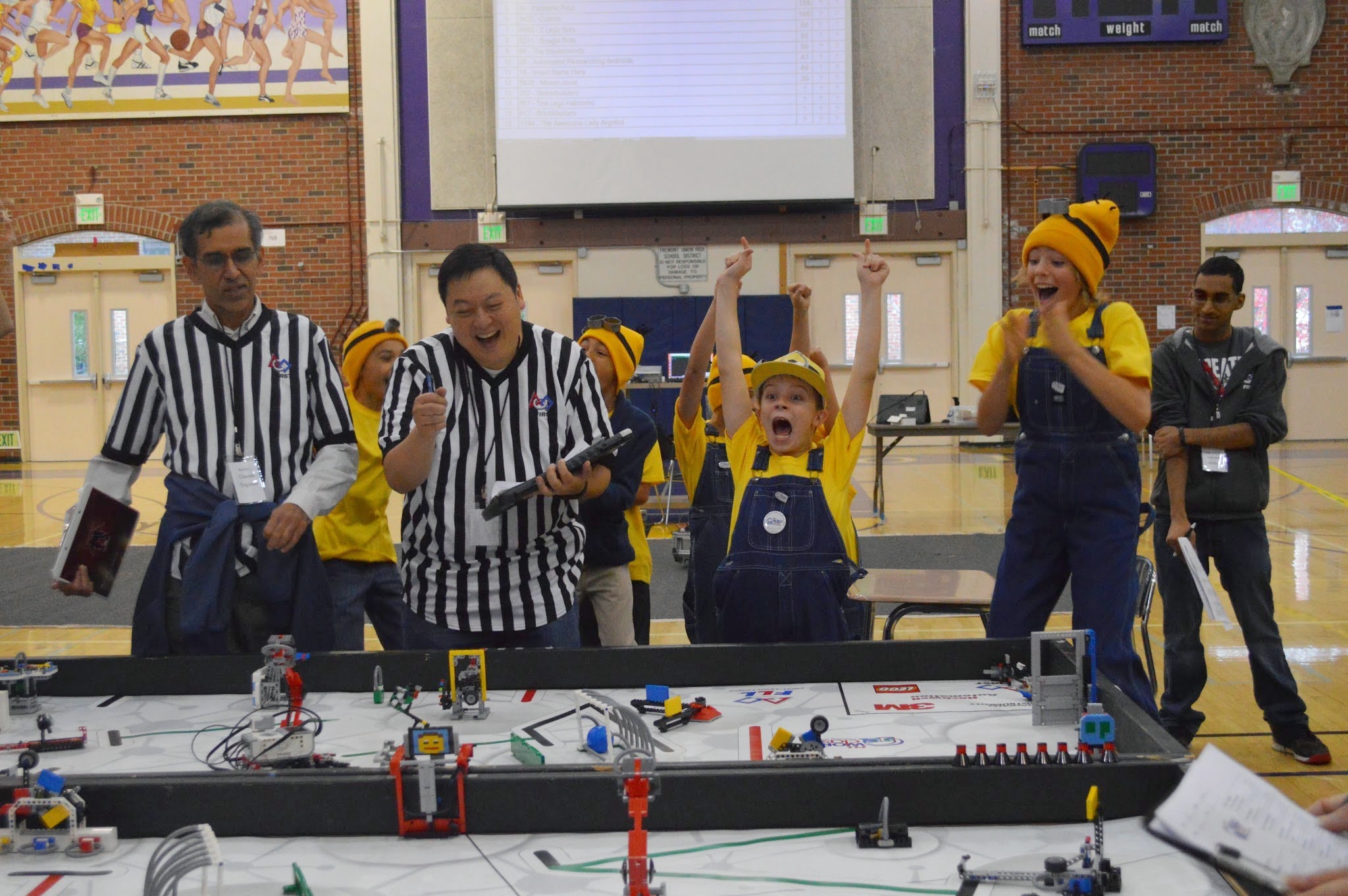 A FLL tournament held at Monta Vista in 2014