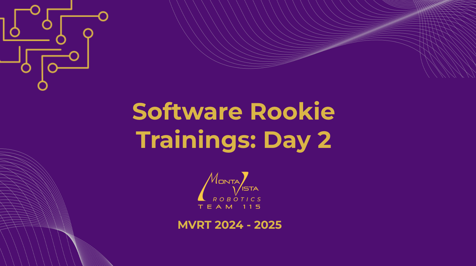 Rookie Trainings – Day 2