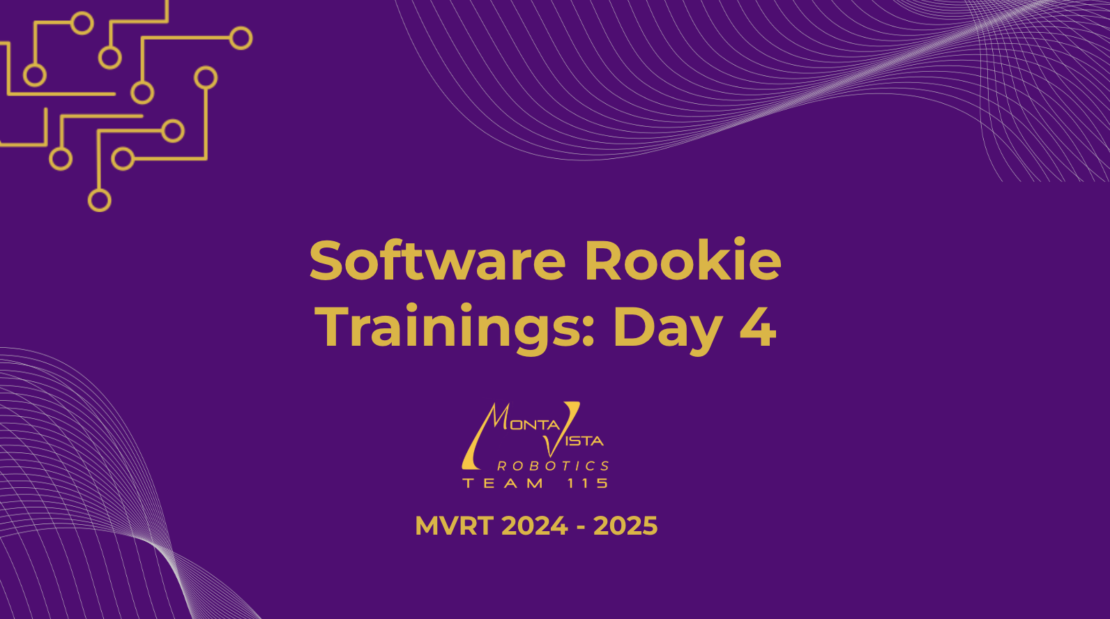 Rookie Trainings – Day 4