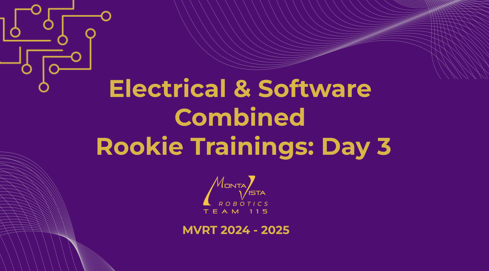Rookie Trainings – Day 3